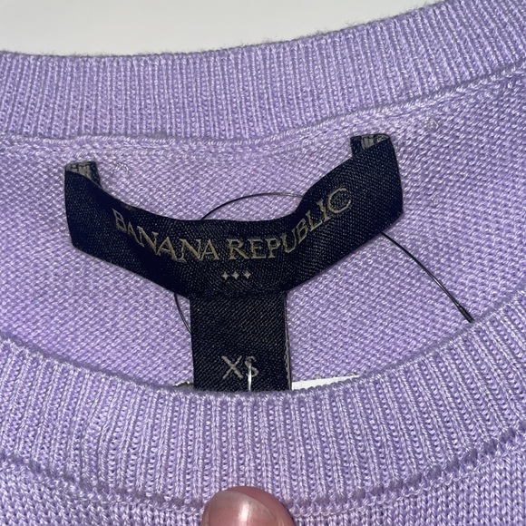 NWT Banana Republic Lavender Scallop Hem Sweater Tank Size XS - Picture 4 of 5